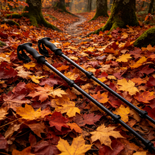 Ergonomic Handle Hiking Poles